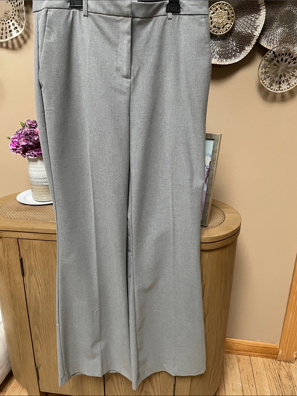Cynthia Rowley Light Gray wide leg Dress Pants